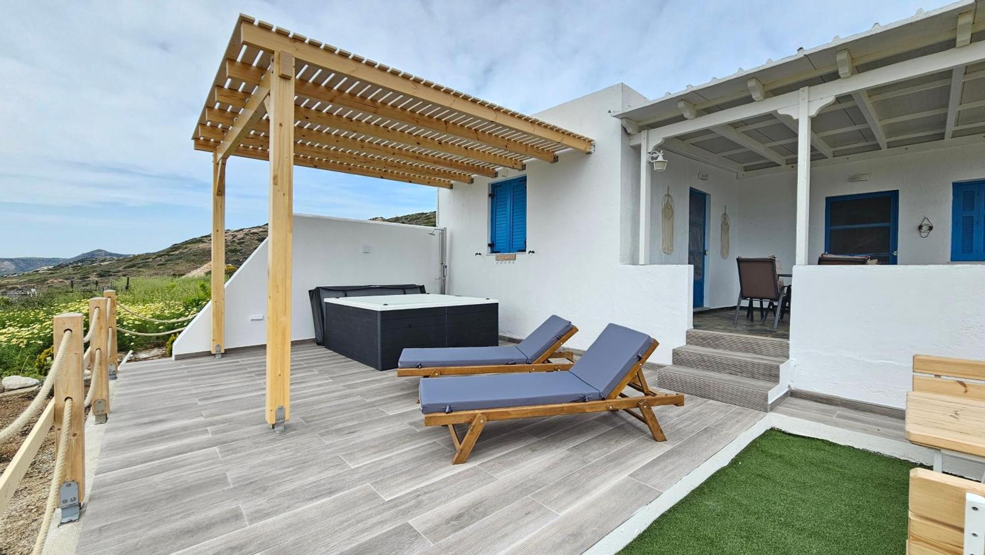 Bayview Villa With Jaccuzi - Milos Zefiría Esterno foto